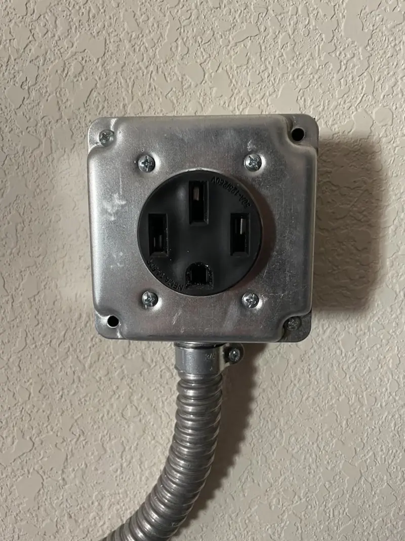 NEMA 14-50 outlet installed for Smart Home Electrical in Garnet